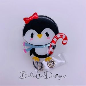 Cute Penguin Badge Reel